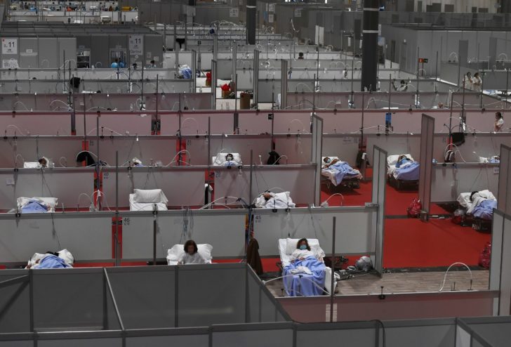 SPAIN-HEALTH-VIRUS-HOSPITAL