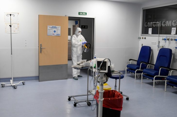 SPAIN-HEALTH-VIRUS-HOSPITAL