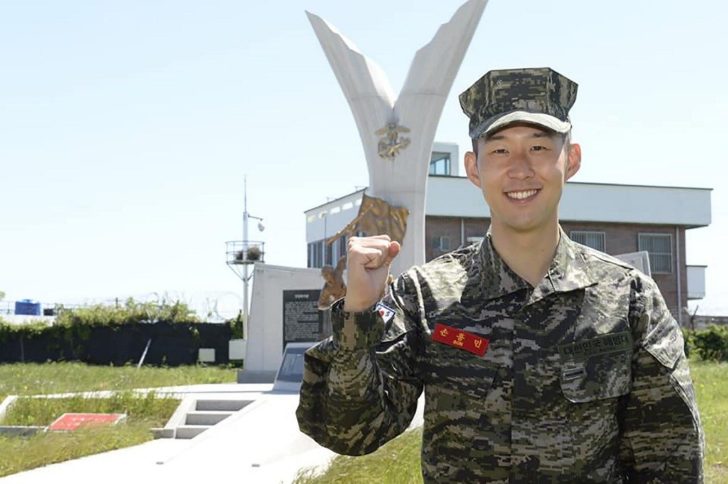 SKOREA-MILITARY-FBL-ENG-PR-SPURS-SON-KOR