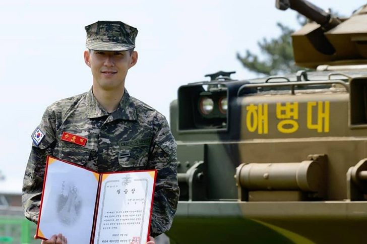 SKOREA-MILITARY-FBL-ENG-PR-SPURS-SON-KOR