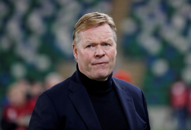 FILE PHOTO: Netherlands coach Ronald Koeman before a Euro 2020 Qualifier against Northern Ireland