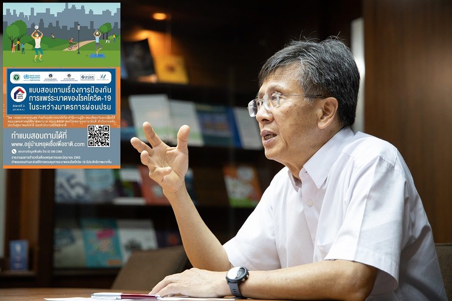 วิจัยพฤติกรรมป้องกัน ‘โควิด-19’ ช่วงผ่อนปรนล็อกดาวน์ พ.ค.-มิ.ย.