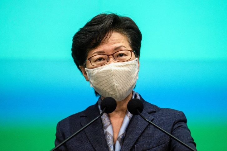 HONG KONG-CHINA-POLITICS-UNREST-ANNIVERSARY