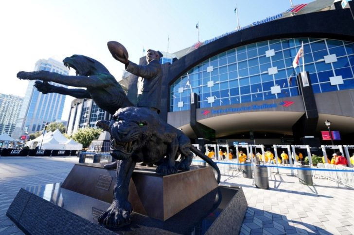 FILES-AMFOOT-NFL-PANTHERS-RACISM-STATUE