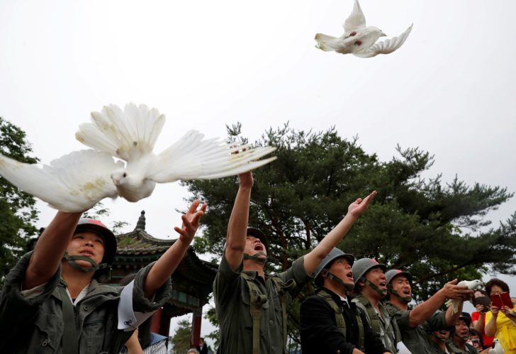 Ceremony commemorating the 70th anniversary of the Korean War in Cheorwon