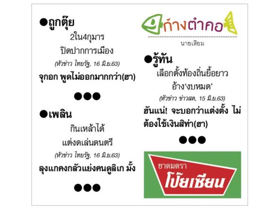 ก้างตำคอ วันที่ 17 มิถุนายน 2563 : โดย นายเสียม