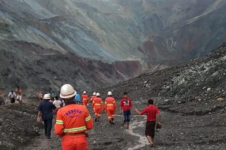 MYANMAR-MINING-ACCIDENT-ECONOMY