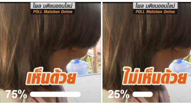 โพล ห้ามกล้อนผม-11กค-สรุป