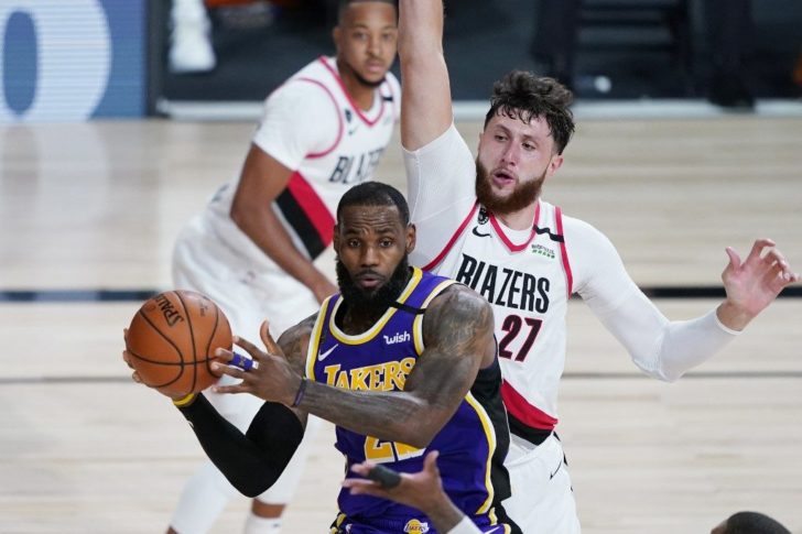 Los Angeles Lakers v Portland Trail Blazers - Game Three