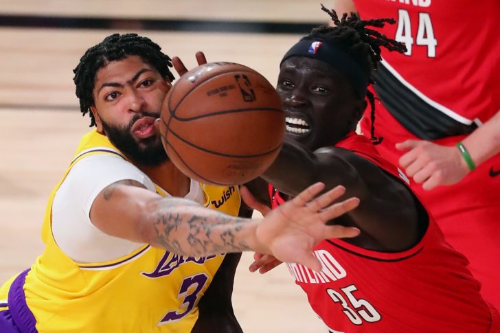 NBA: Playoffs-Portland Trail Blazers at Los Angeles Lakers
