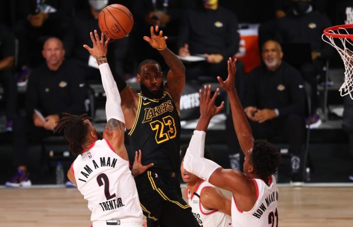 NBA: Playoffs-Los Angeles Lakers at Portland Trail Blazers