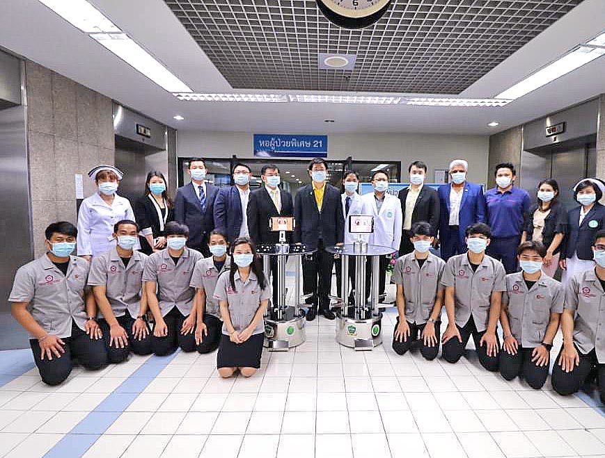 ฟอร์ดจับมือปัญญาภิวัฒน์ผลิตหุ่นยนต์ ช่วยหมอดูแลผู้ป่วยโควิดรพ.เจริญกรุงฯ