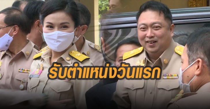 สุชาติ-นฤมล-รับตำแหน่ง-รมต.วันแรก
