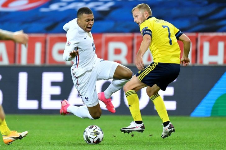 UEFA Nations League Sweden-France match in Stockholm