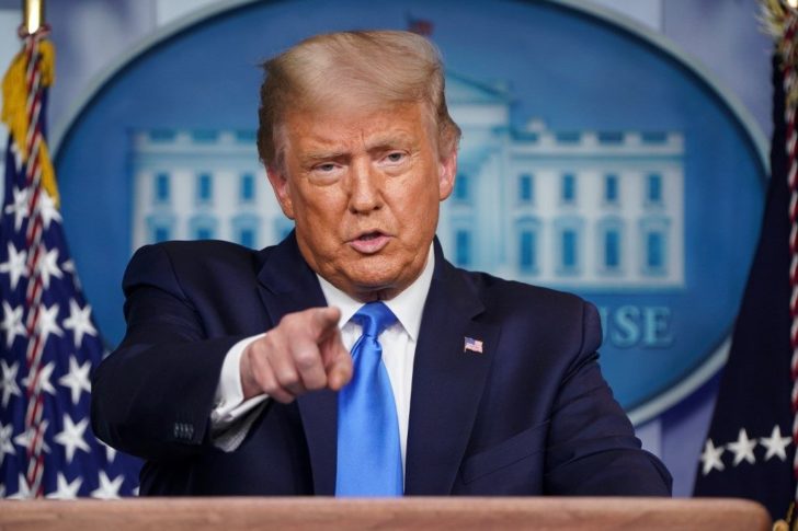 President Trump Holds A News Conference At The White House