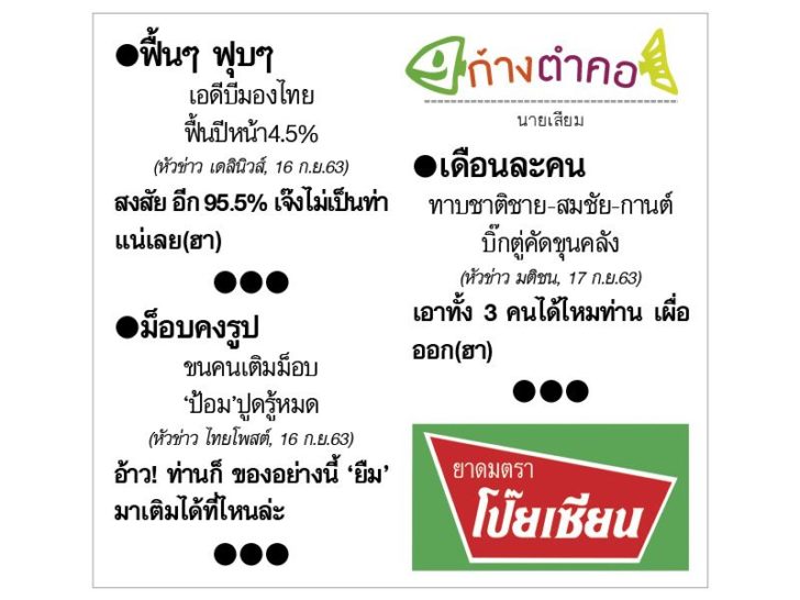 ก้างตำคอ วันที่ 18 กันยายน 2563