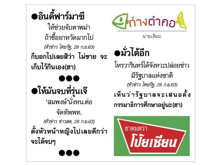 ก้างตำคอ วันที่ 30 กันยายน 2563
