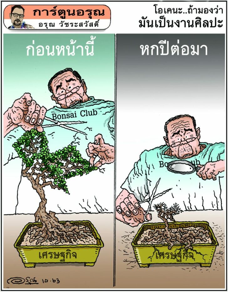 การ์ตูนอรุณ วันที่ 27 ตุลาคม 2563