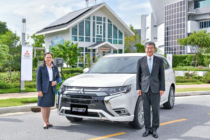 มิตซู1 ‘มิตซูบิชิ’จับมือ‘กฟผ.’ เชื่อมไฟ‘รถยนต์-บ้าน’
