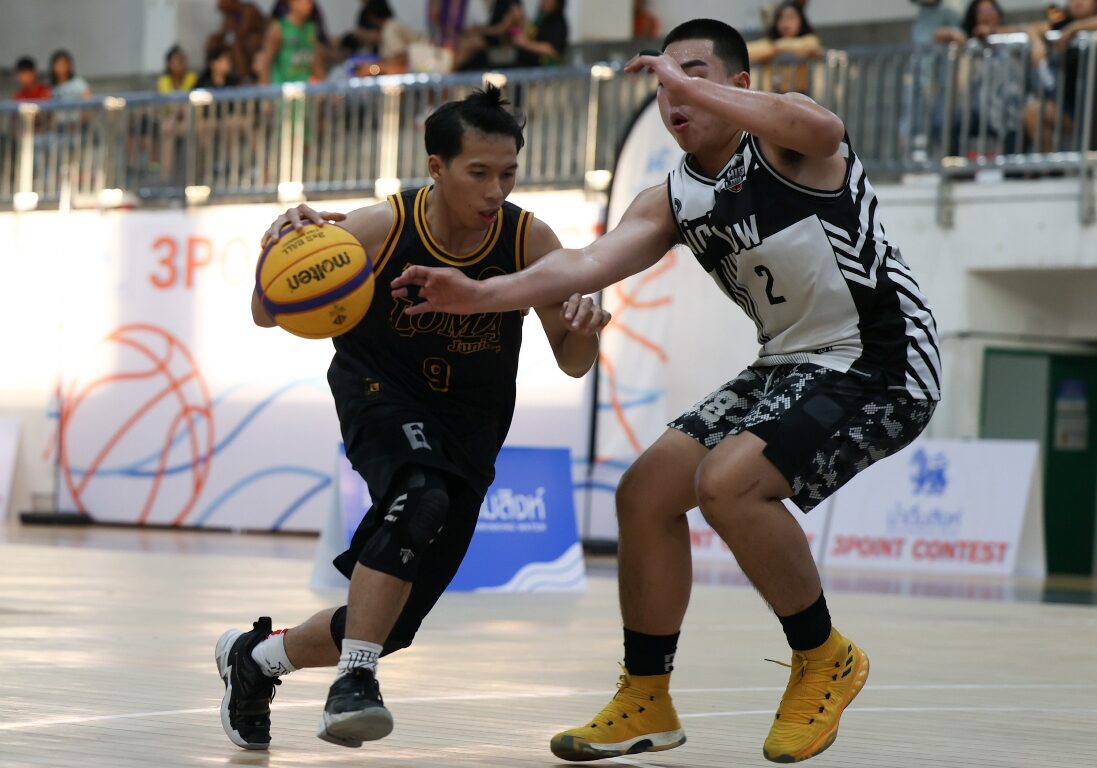 ยัดห่วงหนุ่มน้องหยก ควงสาวธัญบุรี แชมป์ บาสเกตบอล 3×3 ภาคกลาง