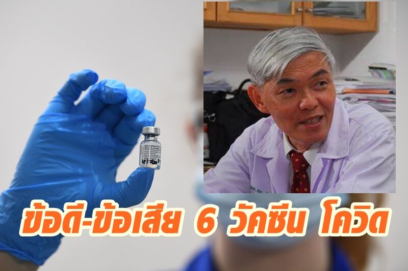 ‘หมอยง’ โพสต์ ข้อดี-ข้อเสีย 6 วัคซีน โควิด-19