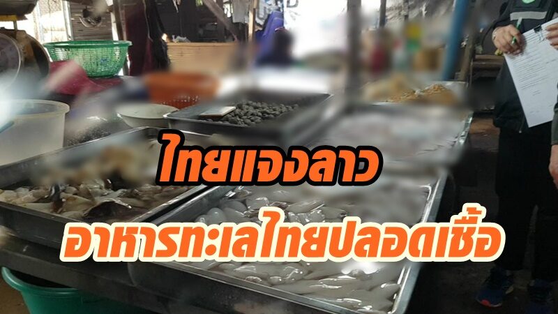 ไทยแจงลาว อาหารทะเลไทยปลอดเชื้อ ยืนยันโควิดไม่ติดจากคนสู่สัตว์