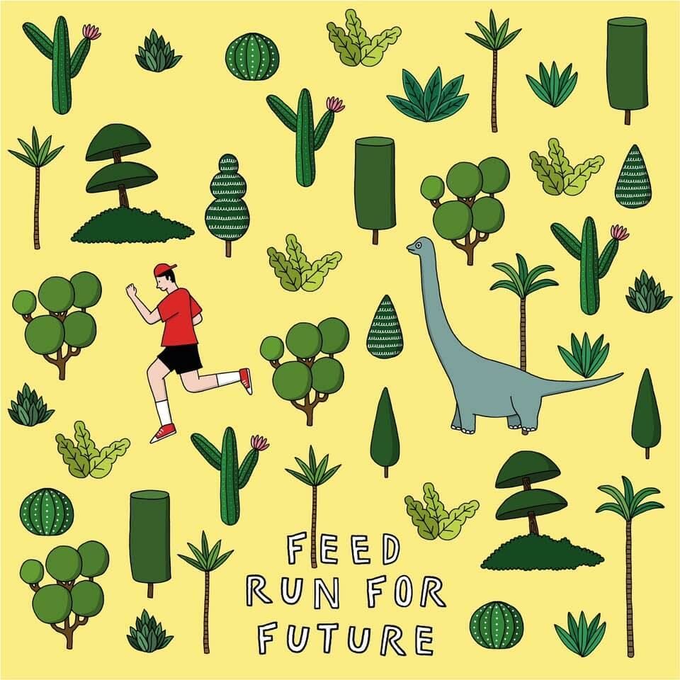 สำรวจชีวิต “น้อยแต่มาก” ของ “ซันเต๋อ” ผู้ออกแบบภาพประกอบงานวิ่ง Feed Run  For Future