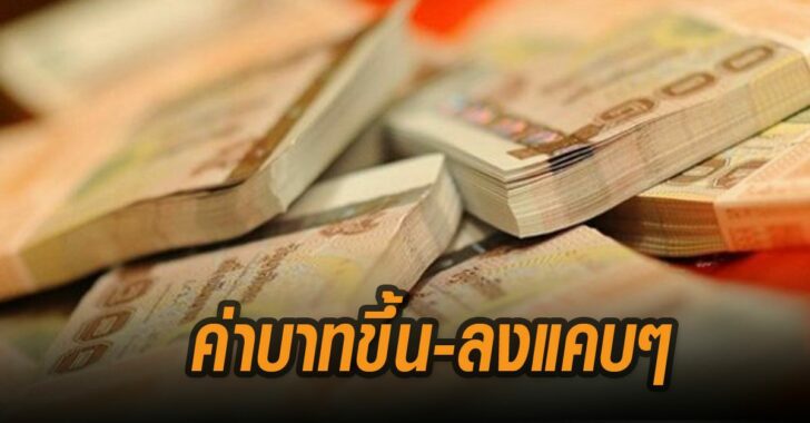 ค่าบาทขึ้นลงแคบๆ