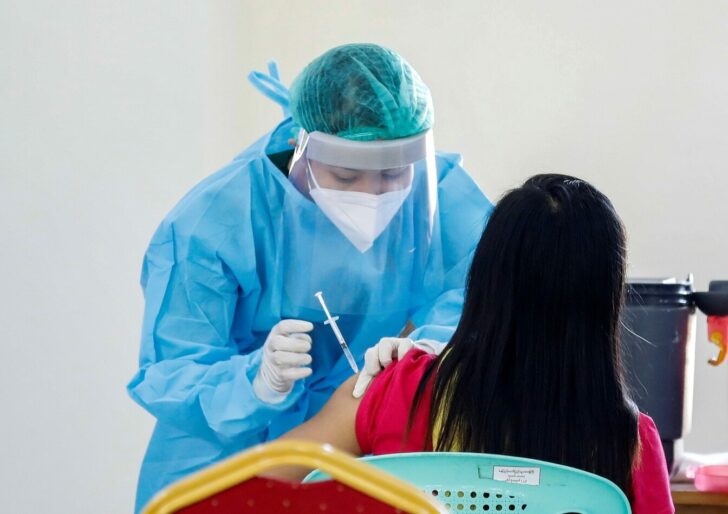 Myanmar starts vaccinating frontline medical workers