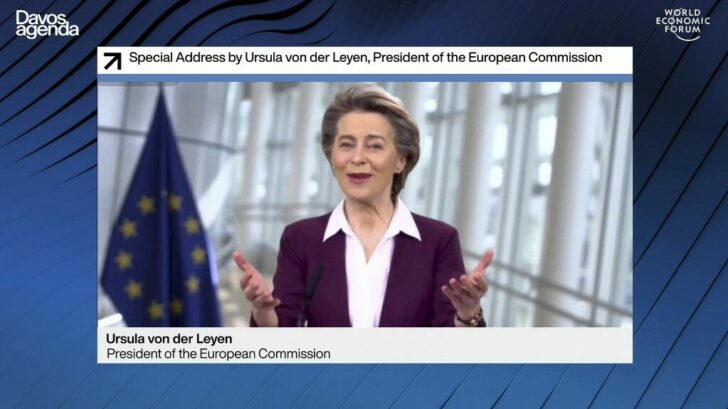 SWITZERLAND-WEF-ECONOMY-POLITICS-DIPLOMACY-EU