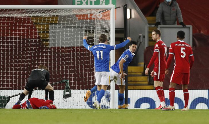 Premier League - Liverpool v Brighton & Hove Albion