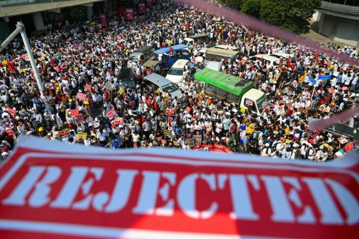 TOPSHOT-MYANMAR-POLITICS-MILITARY