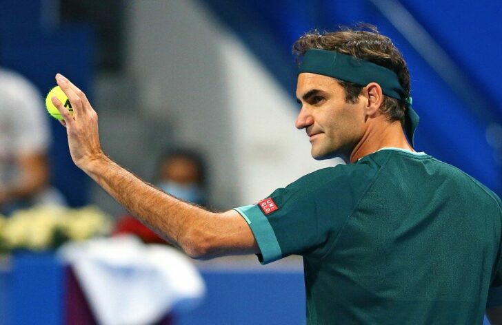 TENNIS-QATAR-OPEN-FEDERER