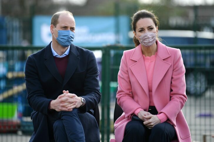 Britain's Prince William and Catherine, Duchess of Cambridge visit to School 21 in London