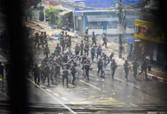 19 ตำรวจเมียนมา หาทางลี้ภัยในอินเดีย