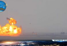 จรวดสเปซเอ็กซ์ สตาร์ชิพ ระเบิดหลังลงจอดได้ไม่นาน