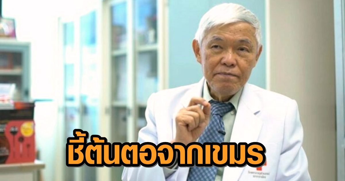 ‘หมอยง’ ชี้โควิดระบาดที่สถานบันเทิงสายพันธุ์มาจากเขมร ต้นตอจาก ปชช. เคลื่อนย้ายเขมร-ไทย
