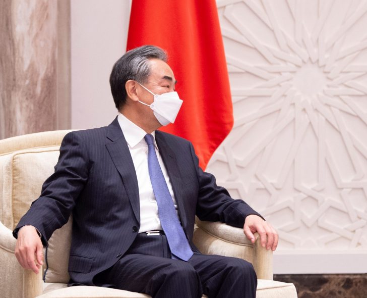 Saudi Crown Prince Mohammed Bin Salman meets with China's State Councilor and Foreign Minister Wang Yi in Riyadh, Saudi Arabia
