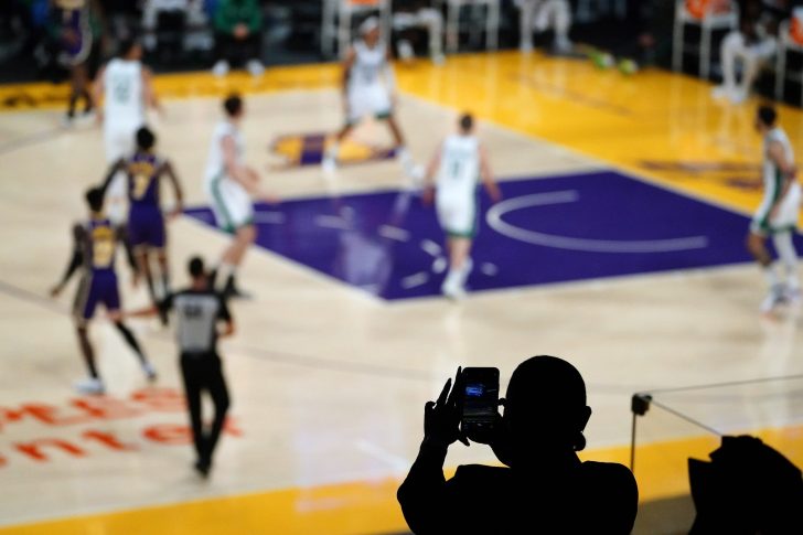 NBA: Boston Celtics at Los Angeles Lakers This image is not belong to us