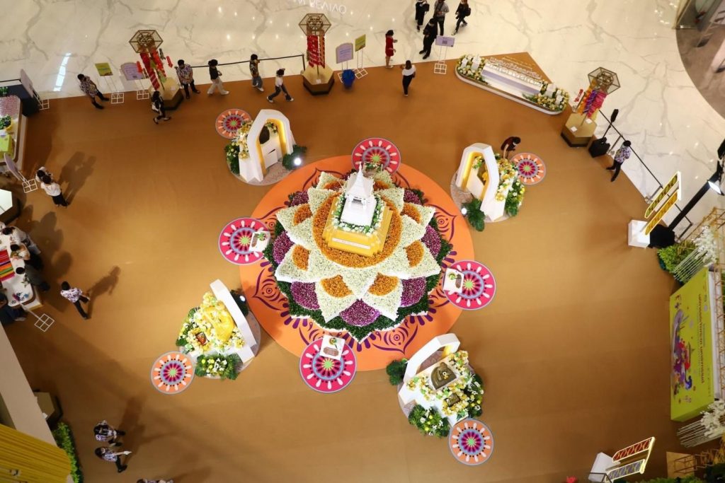 แมนดาลา ศูนย์กลางจักรวาลประดิษฐานพระบรมสารีริกธาตุ งดงามด้วยฝีมือการสร้างสรรค์จากทีมงานสวนนงนุช พัทยา