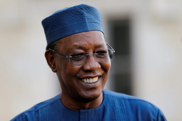 FILE PHOTO: ELECTION PRÉSIDENTIELLE AU TCHAD, IDRISS DEBY VISE UN SIXIÈME MANDAT