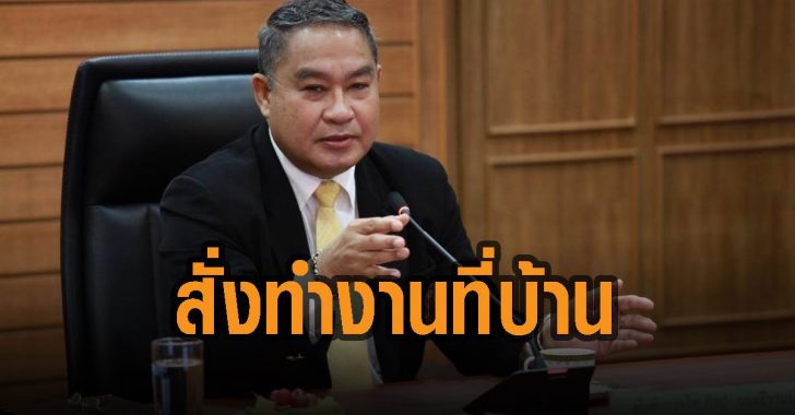 ผู้ตรวจการแผ่นดิน-สั่งทำงานที่บ้าน
