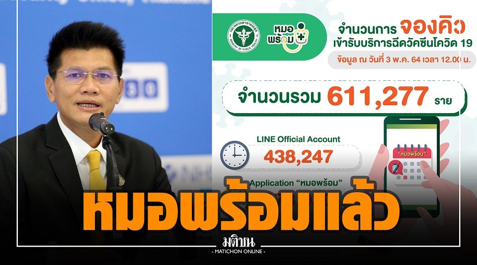 สาธิตเคลียร์ปมหมอพร้อม ย้ำกลุ่มเสี่ยงชื่อตกหล่น ติดต่อนัดวันฉีดวัคซีนที่ รพ.