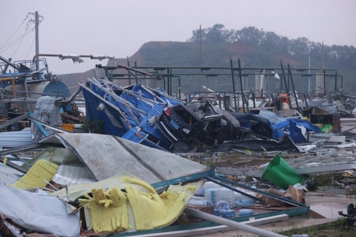 CHINA-WEATHER-TORNADO