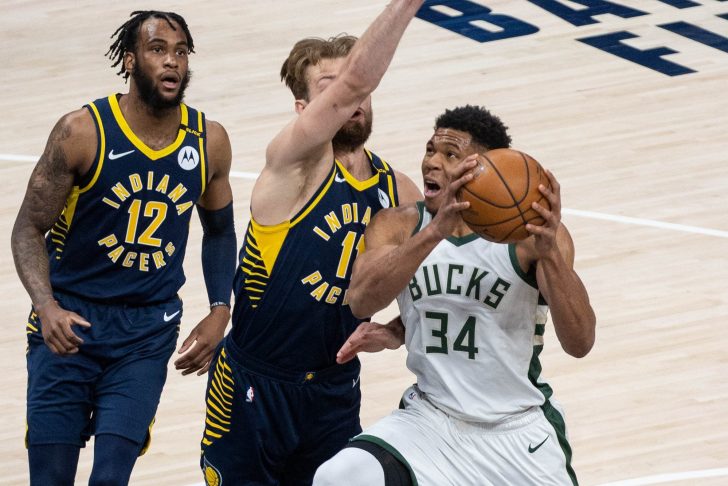 NBA: Milwaukee Bucks at Indiana Pacers