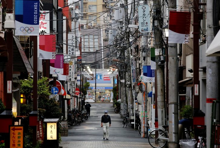 FILE PHOTO: Coronavirus disease (COVID-19) pandemic in Tokyo