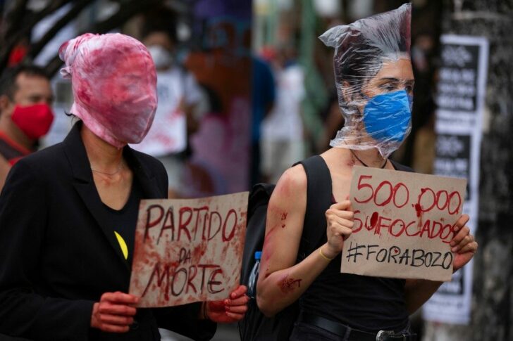 BRAZIL-HEALTH-VIRUS-PROTEST