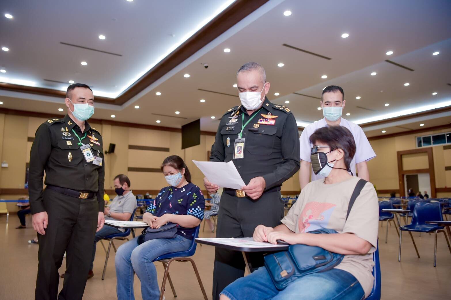 นทพ. ให้บริการวัคซีนโควิด-19 ครั้งที่ 13 โดยการลงทะเบียนและเข้ารับวัคซีนช่องทาง “นัดหมายผ่านองค์กร”