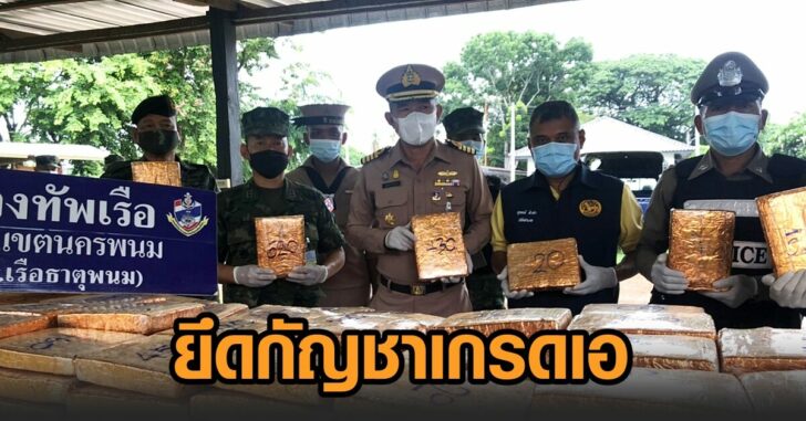ยึดกัญชาเกรดเอ