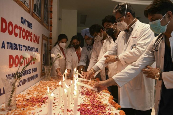 INDIA-HEALTH-VIRUS-DOCTOR-DAY